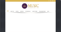 Desktop Screenshot of musicpromotion.com